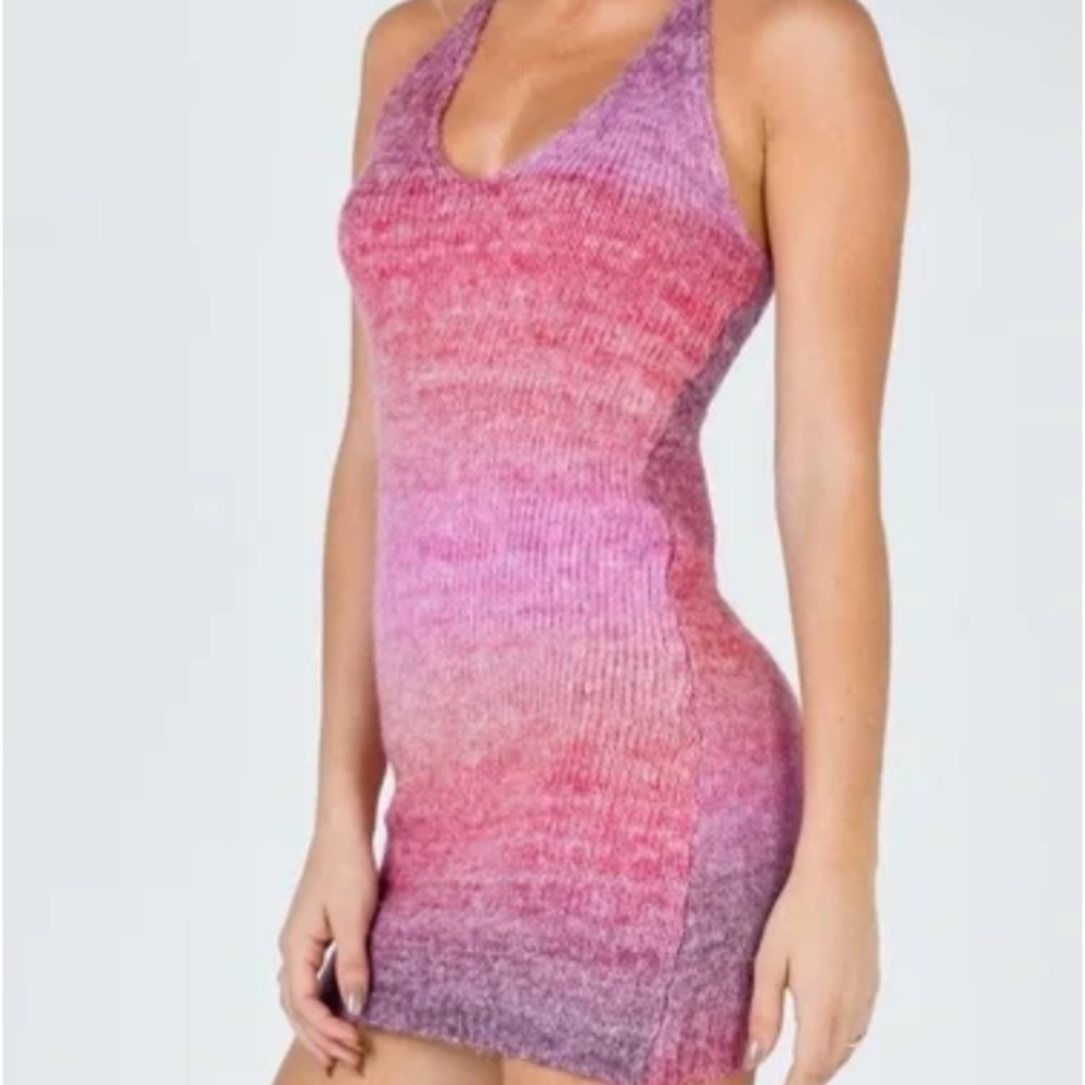 Tye dye halter princess polly dress